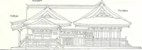An illustration from Die Architektur der Kultbauten Japans (1907)