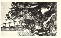 An illustration from Die ausdrucksbewegung des schmerzens in der christlichen kunst bis zum ausgang der renaissance (1921)