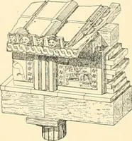 An illustration from Die Baukunst des Altertums (1910)