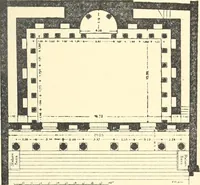 An illustration from Die Baukunst des Altertums (1910)