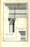 An illustration from Die Baumeisterin Pallas, oder, Der in Teutschland erstandene Palladius : das ist, des vortrefflich-italiänischen Baumeisters Andreae Palladii ziven Bücher von der Bau-Kunst ... : ins Teutsche nach dem Italiänischen übersetzet, mit nothwendigen additionibus und notis, auch dazu gehörigen Figuren erbaulich ausgerüstet, und zum erstenmal an den Tag gegeben (1698)