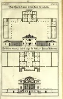 An illustration from Die Baumeisterin Pallas, oder, Der in Teutschland erstandene Palladius : das ist, des vortrefflich-italiänischen Baumeisters Andreae Palladii ziven Bücher von der Bau-Kunst ... : ins Teutsche nach dem Italiänischen übersetzet, mit nothwendigen additionibus und notis, auch dazu gehörigen Figuren erbaulich ausgerüstet, und zum erstenmal an den Tag gegeben (1698)