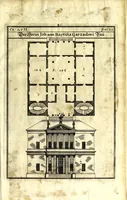 Picture 41 of 43 from Die Baumeisterin Pallas, oder, Der in Teutschland erstandene Palladius : das ist, des vortrefflich-italiänischen Baumeisters Andreae Palladii ziven Bücher von der Bau-Kunst ... : ins Teutsche nach dem Italiänischen übersetzet, mit nothwendigen additionibus und notis, auch dazu gehörigen Figuren erbaulich ausgerüstet, und zum erstenmal an den Tag gegeben (1698), leaf 313