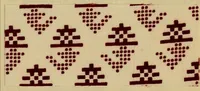 An illustration from Die Biezenfarbstoffe der Fabriken vorm. Friedr. Bayer & Co., Elberfeld, auf dem Gebiet der Fruckerei und Färberei (1901)