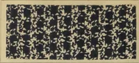 An illustration from Die Biezenfarbstoffe der Fabriken vorm. Friedr. Bayer & Co., Elberfeld, auf dem Gebiet der Fruckerei und Färberei (1901)