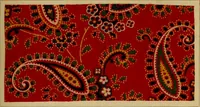 An illustration from Die Biezenfarbstoffe der Fabriken vorm. Friedr. Bayer & Co., Elberfeld, auf dem Gebiet der Fruckerei und Färberei (1901)