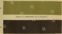 An illustration from Die Biezenfarbstoffe der Fabriken vorm. Friedr. Bayer & Co., Elberfeld, auf dem Gebiet der Fruckerei und Färberei (1901)