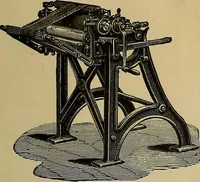 An illustration from Die Biezenfarbstoffe der Fabriken vorm. Friedr. Bayer & Co., Elberfeld, auf dem Gebiet der Fruckerei und Färberei (1901)