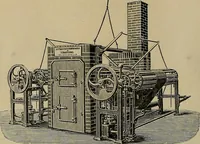 An illustration from Die Biezenfarbstoffe der Fabriken vorm. Friedr. Bayer & Co., Elberfeld, auf dem Gebiet der Fruckerei und Färberei (1901)