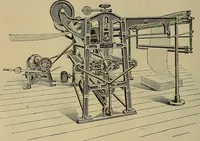 An illustration from Die Biezenfarbstoffe der Fabriken vorm. Friedr. Bayer & Co., Elberfeld, auf dem Gebiet der Fruckerei und Färberei (1901)