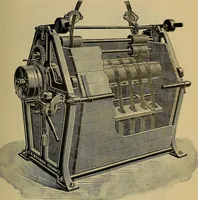 An illustration from Die Biezenfarbstoffe der Fabriken vorm. Friedr. Bayer & Co., Elberfeld, auf dem Gebiet der Fruckerei und Färberei (1901)