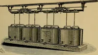 An illustration from Die Biezenfarbstoffe der Fabriken vorm. Friedr. Bayer & Co., Elberfeld, auf dem Gebiet der Fruckerei und Färberei (1901)