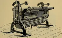 An illustration from Die Biezenfarbstoffe der Fabriken vorm. Friedr. Bayer & Co., Elberfeld, auf dem Gebiet der Fruckerei und Färberei (1901)