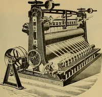 An illustration from Die Biezenfarbstoffe der Fabriken vorm. Friedr. Bayer & Co., Elberfeld, auf dem Gebiet der Fruckerei und Färberei (1901)