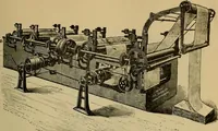 An illustration from Die Biezenfarbstoffe der Fabriken vorm. Friedr. Bayer & Co., Elberfeld, auf dem Gebiet der Fruckerei und Färberei (1901)