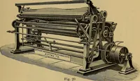 An illustration from Die Biezenfarbstoffe der Fabriken vorm. Friedr. Bayer & Co., Elberfeld, auf dem Gebiet der Fruckerei und Färberei (1901)