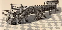 An illustration from Die Biezenfarbstoffe der Fabriken vorm. Friedr. Bayer & Co., Elberfeld, auf dem Gebiet der Fruckerei und Färberei (1901)