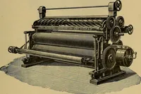 An illustration from Die Biezenfarbstoffe der Fabriken vorm. Friedr. Bayer & Co., Elberfeld, auf dem Gebiet der Fruckerei und Färberei (1901)