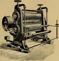 An illustration from Die Biezenfarbstoffe der Fabriken vorm. Friedr. Bayer & Co., Elberfeld, auf dem Gebiet der Fruckerei und Färberei (1901)