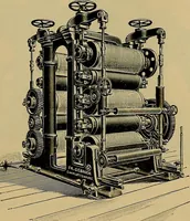 An illustration from Die Biezenfarbstoffe der Fabriken vorm. Friedr. Bayer & Co., Elberfeld, auf dem Gebiet der Fruckerei und Färberei (1901)