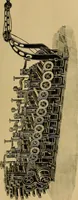 An illustration from Die Biezenfarbstoffe der Fabriken vorm. Friedr. Bayer & Co., Elberfeld, auf dem Gebiet der Fruckerei und Färberei (1901)