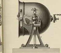 An illustration from Die Bleicherei, Druckerei, Färberei und Appretur der baumwollenen Gewebe : ein praktisches Handbuch für Chemiker, Coloristen, Techniker, Leiter von Fabriken, Studirende der Chemie auf Universitäten, polytechnischen Hochschulen und anderen Anstalten, zum praktischen Gebrauche und zum Selbstunterricht (1883)