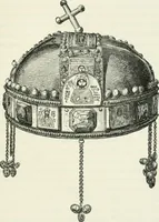An illustration from Die byzantinischen Zellenschmelze der Sammlung Alex. von Swenigorodskoï und das darüber veröffentlichte Prachtwerk. Archäologisch-kunstgeschichtliche Studie (1896)