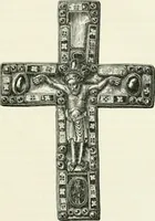 An illustration from Die byzantinischen Zellenschmelze der Sammlung Alex. von Swenigorodskoï und das darüber veröffentlichte Prachtwerk. Archäologisch-kunstgeschichtliche Studie (1896)