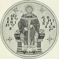 An illustration from Die byzantinischen Zellenschmelze der Sammlung Alex. von Swenigorodskoï und das darüber veröffentlichte Prachtwerk. Archäologisch-kunstgeschichtliche Studie (1896)