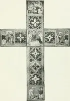 An illustration from Die byzantinischen Zellenschmelze der Sammlung Alex. von Swenigorodskoï und das darüber veröffentlichte Prachtwerk. Archäologisch-kunstgeschichtliche Studie (1896)