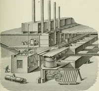 An illustration from Die Chemie des Steinkohlentheers mit besonderer Berücksichtigung der künstlichen organischen Farbstoffe (1900)