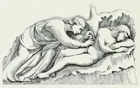 An illustration from Die Darstellung des ersten Menschenpaares in der bildenen Kunst von der ältesten Zeit bis auf unsere Tage (1903)