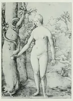 An illustration from Die Darstellung des ersten Menschenpaares in der bildenen Kunst von der ältesten Zeit bis auf unsere Tage (1903)