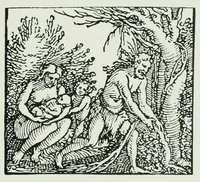 An illustration from Die Darstellung des ersten Menschenpaares in der bildenen Kunst von der ältesten Zeit bis auf unsere Tage (1903)