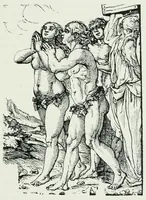 An illustration from Die Darstellung des ersten Menschenpaares in der bildenen Kunst von der ältesten Zeit bis auf unsere Tage (1903)
