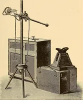 An illustration from Die Einrichtungen zur Erzeugung der Roentgenstrahlen und ihr Gebrauch : gemeinfasslich dargestellt insbesondere auch für Ärzte und Kliniken (1899)