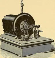 An illustration from Die Einrichtungen zur Erzeugung der Roentgenstrahlen und ihr Gebrauch : gemeinfasslich dargestellt insbesondere auch für Ärzte und Kliniken (1899)