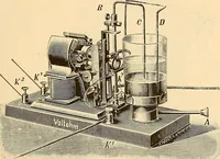 An illustration from Die Einrichtungen zur Erzeugung der Roentgenstrahlen und ihr Gebrauch : gemeinfasslich dargestellt insbesondere auch für Ärzte und Kliniken (1899)