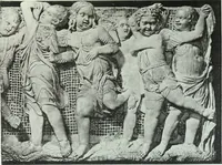 An illustration from Die entwickelung des putto in der plastik der frührenaissance (1898)