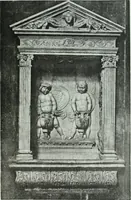 An illustration from Die entwickelung des putto in der plastik der frührenaissance (1898)