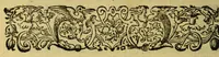 An illustration from Die fünffte kurtze wunderbare Beschreibung, dess Goldreichen Königreichs Guianae in America oder neuen Welt, vnter der Linea Aequinoctiali gelegen: so neulich Anno 1594. 1595. vnd 1596. von dem wolgebornen Herrn, Herrn Walthero Ralegh einem englischen Ritter, besucht worden: : erstlich auss befehl seiner Gnaden in zweyen Büchlein beschrieben, darauss Jodocus Hondius, ein schöne Land Tafel, mit einer niderländischen Erklärung gemacht. Jetzt aber ins Hochteutsch gebracht, vnd auss vnterschiedlichen Authoribus erkläret (1603)