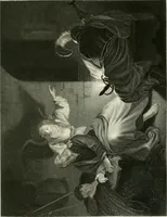 An illustration from Die Gallerien von München : eine Stahlstichsammlung der vorsüglichsten Gemälde der Königl. Pinakothek, der Herzogl. Leuchtenberg'schen und Schleissheimer Gallerien (1856)