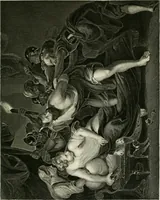 An illustration from Die Gallerien von München : eine Stahlstichsammlung der vorsüglichsten Gemälde der Königl. Pinakothek, der Herzogl. Leuchtenberg'schen und Schleissheimer Gallerien (1856)