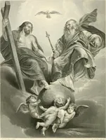 An illustration from Die Gallerien von München : eine Stahlstichsammlung der vorsüglichsten Gemälde der Königl. Pinakothek, der Herzogl. Leuchtenberg'schen und Schleissheimer Gallerien (1856)