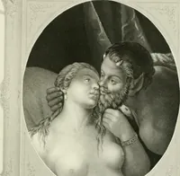 An illustration from Die Gallerien von München : eine Stahlstichsammlung der vorsüglichsten Gemälde der Königl. Pinakothek, der Herzogl. Leuchtenberg'schen und Schleissheimer Gallerien (1856)