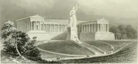 An illustration from Die Gallerien von München : eine Stahlstichsammlung der vorsüglichsten Gemälde der Königl. Pinakothek, der Herzogl. Leuchtenberg'schen und Schleissheimer Gallerien (1856)