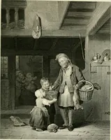 An illustration from Die Gallerien von München : eine Stahlstichsammlung der vorsüglichsten Gemälde der Königl. Pinakothek, der Herzogl. Leuchtenberg'schen und Schleissheimer Gallerien (1856)