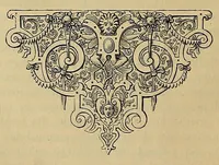 An illustration from Die Geschichte der Textilkunst nebst Text zu den 160 Tafeln des Werkes Ornamente der Gewebe (1883)