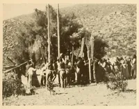 An illustration from The Diegueño ceremony of the death images (1919)