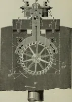An illustration from Die Hemmungen der Uhren, ihre Entwicklung, Konstruktion, Reparatur und Behandlung vor der Reglage, nebst zugehörigen Tabellen zahlreichen Abbildungen und 6 Porträts. Allegemein verständlich für Uhrmacher, Ingenieure, Techniker u.s.w (1905)